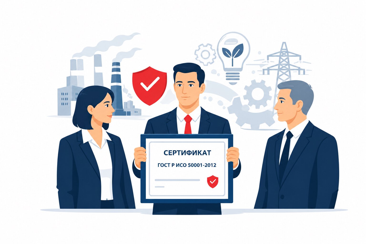 Оформление сертификата ГОСТ Р ИСО 50001-2012 в Ялте и по всему городскому округу Ялта республики Крым